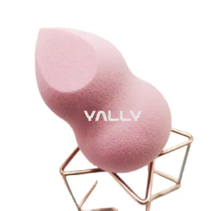 Yally soft face sponge for makeup non-latex PU Yally beauty sponge hydrophilic plastic beaut Yally swirl dry and wet use