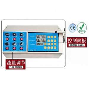 Machine de remplissage semi-automatique à 6 têtes pour petites bouteilles de parfum, jus, huile, liquides cosmétiques et boissons - Product Image 2