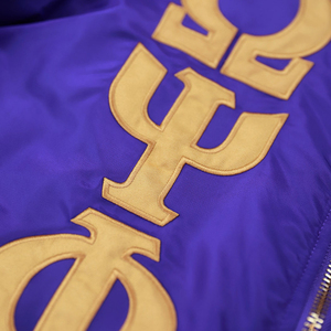 Blouson Bomber en Toile Brodé Personnalisable pour Sororité, Unisexe, Épaisseur Fine, Imperméable et Respirant - Product Image 5