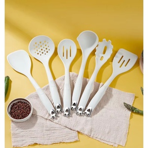 New Kitchen Silicone Spatula Set <b>Cheap</b> Silicone Cooking Utensils Set and Cooking <b>Tools</b> Set - Product Image 5