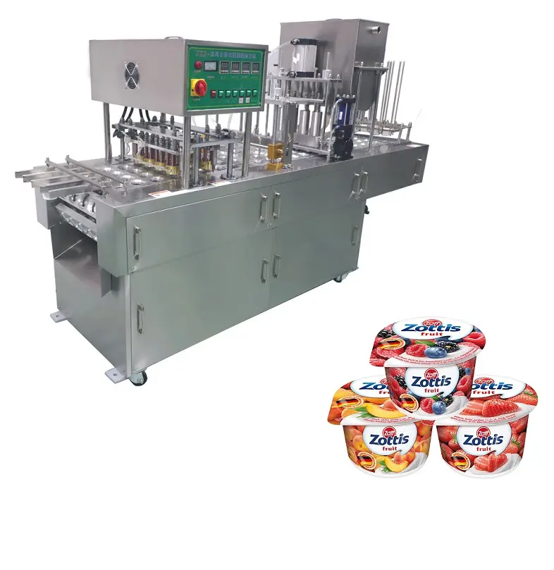 Hochwertige Linie Cup Water Filling Sealing Machine für Joghurt Jelly Ice Cream