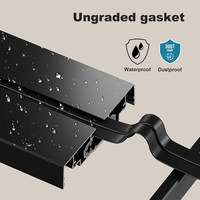 Prise de rail murale en aluminium UK Removable Trail Power Electrical 40cm 60cm 80cm Multi-functional Track Socket Universal Multi
