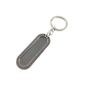 Porte-clés personnalisable en métal perlé avec logo gravé, porte-clés personnalisé durable pour cadeaux, usage promotionnel et quotidien - Product Image 5