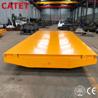 Carro Eléctrico Plano Sin Rieles de 33 Toneladas, Personalizable y Flexible, Carretilla de Alta Resistencia para Transporte de Materiales en Fábricas