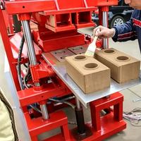 Machine automatique de fabrication de briques en argile WT2-10, machine de production de briques en argile rouge, machine de fabrication de blocs de terre emboîtables