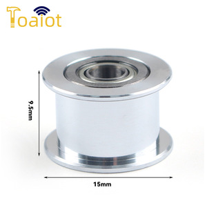 Rueda tensora lisa P2S de 15 mm de diámetro y 9,5 mm de altura, accesorio para impresora 3D de acero inoxidable - Product Image 2