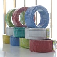 Fil électrique en cuivre toronné isolé PVC BV BVR 1,5 mm 2,5 mm, câble d'alimentation pour la construction industrielle et le câblage résidentiel