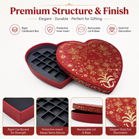 Boîte cadeau en chocolat en forme de cœur OEM, couleur personnalisée, logo, taille, boîte en papier rigide pour bonbons, pour mariage et Saint-Valentin