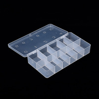 Boîte de rangement de pointes d'ongles, plastique Transparent et semi-Transparent, pour l'art de la manucure, 1 pièce, 1000 pièces de haute qualité