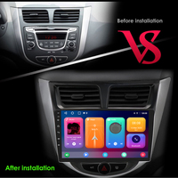 Pioneer-Reproductor multimedia estéreo con Android para coche, 2 dines, DVD, navegación GPS, Carplay, para Hyundai Solaris, Accent Verna, P
