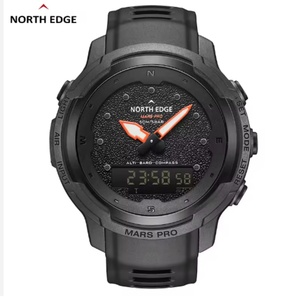 นาฬิกาสมาร์ทวอทช์ NORTH EDGE Mars Pro สำหรับผู้ชาย พร้อมเข็มทิศ วัดอุณหภูมิ แสดงเวลาโลก นับก้าว วัดความสูง วัดความกดอากาศ รุ่น APACHE สำหรับวิ่ง - Product Image 1