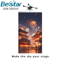 Affichage LED pour drone Bestar 2026 avec animation pour publicité extérieure sur ascenseur, indice de protection IP68, luminosité personnalisable, garantie 1 an