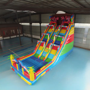 Maison de rebond gonflable en PVC commerciale Combo toboggan <span class=keywords><strong>sec</strong></span> et aquatique arrière-cour gonflable pour les locations de fêtes d'enfants - Product Image 2