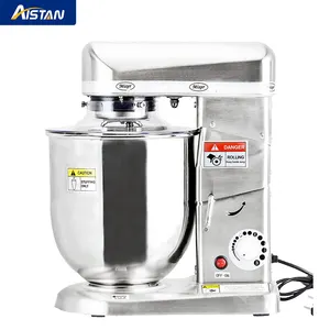 Electric Stand Mixer, 5/7/10 Quarts, Dough Hook, Flat Beater Attachments, Splash Guard CVT Speeds with Whisk