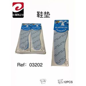 Plantillas Insoles 03202 Comfortable Foot Support For Sports And Daily Wear 12Pcs Pack - Product Image 1
