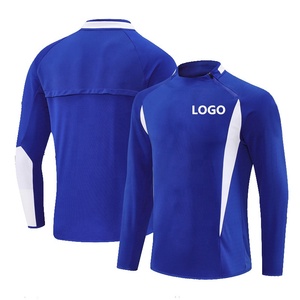 Ultima Giacca Impermeabile Antivento a Doppio Strato per Club di <span class=keywords><strong>Calcio</strong></span>, <span class=keywords><strong>Blu</strong></span> con Zip 1/4, <span class=keywords><strong>Tuta</strong></span> <span class=keywords><strong>da</strong></span> Allenamento Calda per <span class=keywords><strong>Calcio</strong></span> - Product Image 1