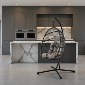 All Weather Cheap <strong>UK</strong> Camping <strong>Garden</strong> Furniture Rattan Outdoor Patio Balcony <strong>Egg</strong> Shape Hanging Swing <strong>Chair</strong> - Product Image 5