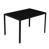 Ensemble de table à manger pas cher pour 6 personnes, style moderne classique, ensemble de table à manger de luxe en verre pour 8 personnes