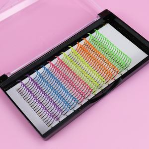 Premium 12 Reihen Weihnachts feier Kristall Strass Glitter Wimpern <span class=keywords><strong>Blink</strong></span> Wimpern verlängerungen Privates Logo - Product Image 4