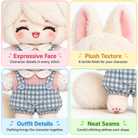 Poupée en peluche Kpop personnalisée CE CPC 20 cm, jouet en tissu doux pour bébé, en coton rembourré, fabricant OEM, vente en gros