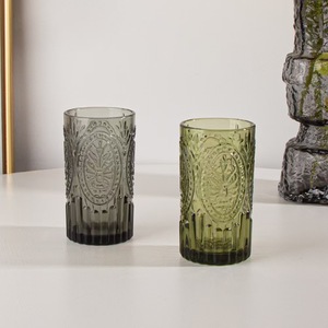 Calice in Vetro Verde Personalizzato Stile Messicano Vintage con Incisioni, <span class=keywords><strong>Bicchieri</strong></span> da Vino Verdi per Matrimoni - Product Image 3