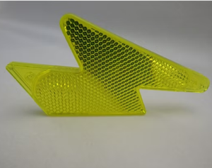 Reflector <span class=keywords><strong>de</strong></span> <span class=keywords><strong>Seguridad</strong></span> para Bicicleta KB306 con Forma <span class=keywords><strong>de</strong></span> Rayo, Reflector Amarillo Brillante para Llanta <span class=keywords><strong>de</strong></span> Bicicleta, Reflector <span class=keywords><strong>de</strong></span> Advertencia <span class=keywords><strong>de</strong></span> <span class=keywords><strong>Seguridad</strong></span> para Ciclismo con Clip - Product Image 3