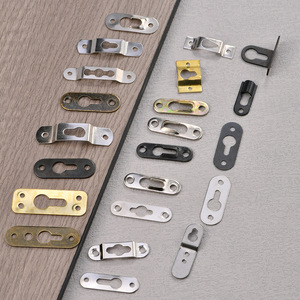Iron Modern Simple Picture <b>Frame</b> with Back <b>Clip</b> Double-Hole Hooks and Easy Installation - Product Image 4