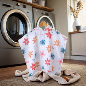 Poncho à capuche en mousseline <span class=keywords><strong>de</strong></span> coton biologique <span class=keywords><strong>Serviette</strong></span> <span class=keywords><strong>de</strong></span> bain douce et écologique pour bébé pour enfants - Product Image 6