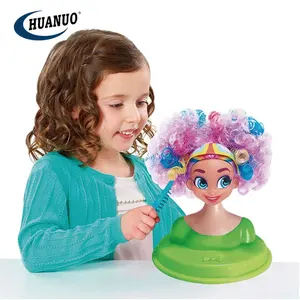 Hot Sell so tun, als spielen Mädchen DIY 9-Zoll-Puppen Haar Dressing Styling Make-up-Set Puppe Kopf Dressing Spielzeug