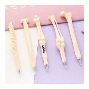 ปากกาลูกลื่นรูปทรงกระดูกสมจริง - ของขวัญแปลกใหม่สำหรับสำนักงานและนักเรียน เหมาะสำหรับแจกเป็นของที่ระลึก - Product Image 1