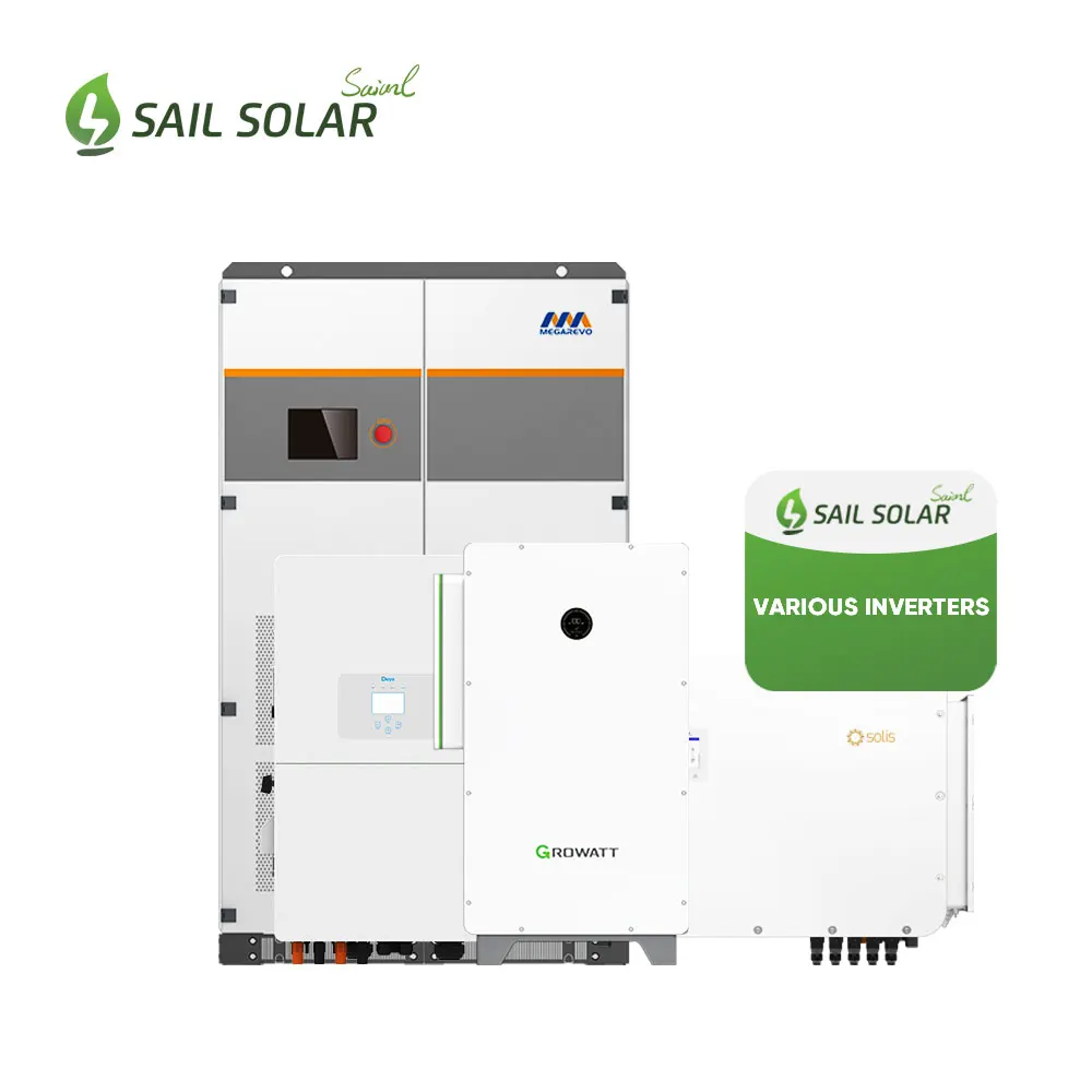 Sail Solar One Stop 100KW Solar Power System with Growatt 100KW Hybrid Inverter and 200KWH High Voltage Lithium Battery · image 2