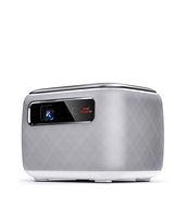 Nouveau projecteur portable mini DLP Android 9.0 avec lampe LED 3D 4K 600 ANSI, WiFi 5G, 2 Go de RAM, V8, projecteur intelligent pour cinéma maison