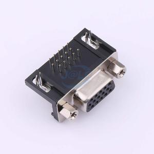 Connecteur D-Sub femelle XKB Connection X0615FT7B3 15 broches, angle droit, traversant, conforme ROHS pour équipement industriel PCB - Product Image 1
