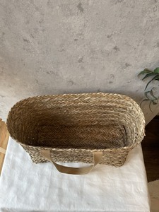 2024 bolso de mano de playa de verano hecho a mano para mujer, hierba marina de paja de Color Natural con asas de cuerda, Color Natural hecho a mano - Product Image 3