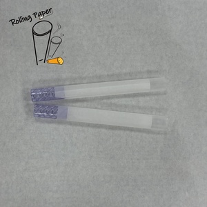 Nouveau rouleau de papier à fumer en verre spiralé de 10 mm, personnalisé 109 mm x 98 mm avec embout spiralé violet, tube droit pour fumer, cône - Product Image 2