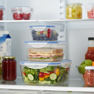 Transparent Square Food Storage <b>Container</b> With Airtight Lid For Lunch And <b>Refrigeration</b> - Product Image 4