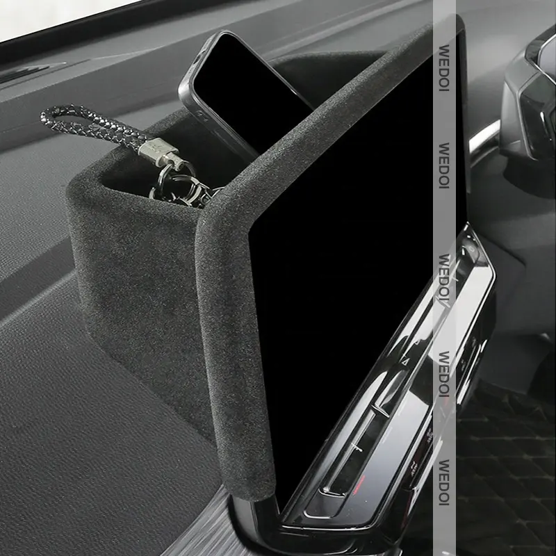 Per VW ID.46/crzz posteriore scatola portaoggetti nuova Console centrale Organizer Box accessori auto per Volkswagen ID.4 2023