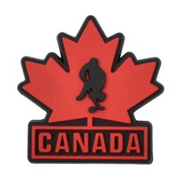 Breloques personnalisées pour chaussures Jour du Canada avec slogan feuille d'érable, épingles pour chaussures drapeau canadien pour décorations de sabots et sandales