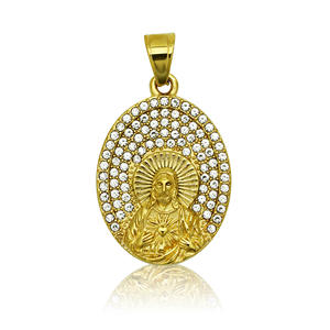 Hip Hop <b>Cross</b> Jesus CZ Religious Anti Non Tarnish Jesus Pvd Stainless Steel Fashion Jewelry Pendants Necklaces <b>for</b> <b>Men</b> Rapper - Product Image 5