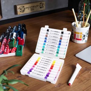 MONDOF Custom Package Logo Multi-Color Acrylic Painting Pen Art Marker Set Model 5200 Made in Zhejiang for Kids - Product Image 5