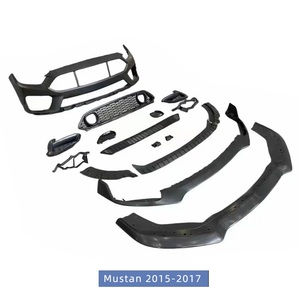 Kit carrosserie style Mach1 pour pare-chocs avant de voiture avec calandre noire pour Ford <span class=keywords><strong>Mustang</strong></span> 2015 2016 2017 - Product Image 3