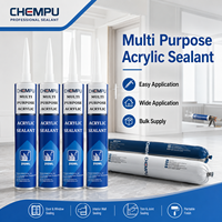 Mastic acrylique industriel à faible odeur pour réparation murale, application facile, élastique, pour fissures murales, mastic acrylique pratique