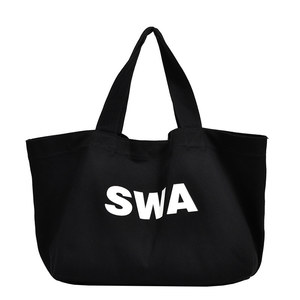 Bolso <span class=keywords><strong>de</strong></span> lona <span class=keywords><strong>con</strong></span> bolsillo personalizable y <span class=keywords><strong>cremallera</strong></span> para compras <span class=keywords><strong>grandes</strong></span> <span class=keywords><strong>con</strong></span> logotipo impreso personalizado - Product Image 2