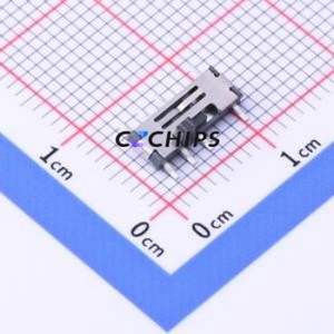 MS-23C01-G1.3 Slide Switch SMD Switch Double Pole Three Throw Rectangle Pin Header Gull Wing Type 10mm - Product Image 1
