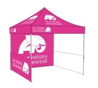 Mavcanopy Tonnelle Pop-Up 3x3m à Structure en Aluminium avec Toit en Polycarbonate pour Événements Extérieurs, Expositions, Impression et Salons Professionnels