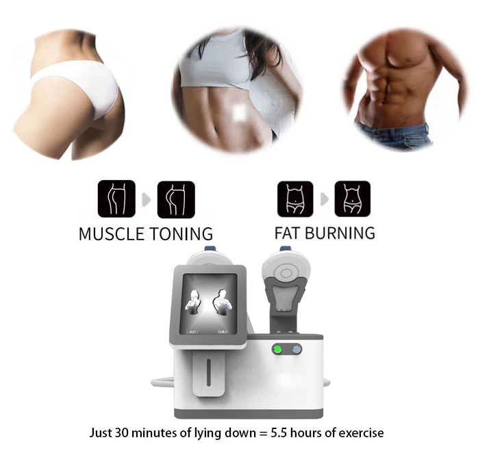 Free Shipping  Electromagnetic Sculpt Body non-invasive high intensity electromagnetic ems muscle stimulator Machine