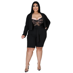 Yüksek kaliteli iki parça setleri bayan iş ofis ve bayan iş elbiseleri resmi kıyafetleri ceketler pantolon setleri - Product Image 2