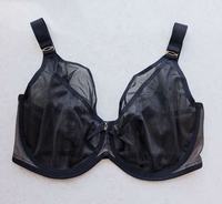 Soutiens-gorge pour femmes grandes tailles, lingerie confortable à couvrance totale pour un usage quotidien, soutien-gorge à bonnets larges avec dentelle et effet push-up, tailles 34-44 C D E F G H