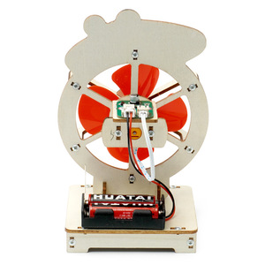 Kit d'expérimentation scientifique DIY : Ventilateur intelligent à commande vocale, puzzle 3D en bois personnalisé pour enfants, jeu éducatif, projet STEM, idée cadeau - Product Image 4