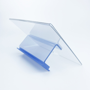 Porte-étiquettes de prix autocollants à angle droit pour supermarchés, fixation instantanée sur étagère - Product Image 2